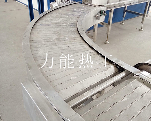 潍坊不锈钢链板转弯输送机